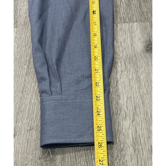 Brunello Cucinelli Basic Fit Button Down Shirt Blue Long Sleeve Luxury Italy Lg‎ - Picture 15 of 16